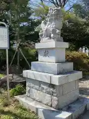 阿豆佐味天神社 立川水天宮の狛犬