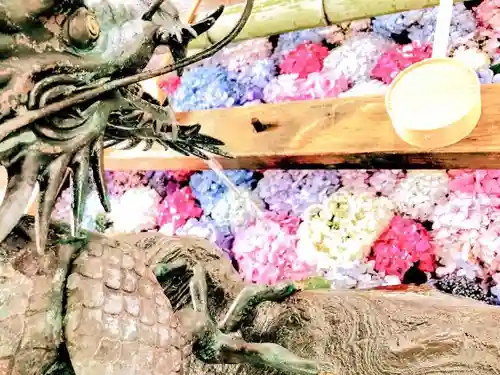 御裳神社の手水舎