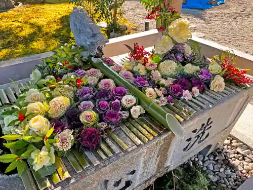 猪田神社の手水舎