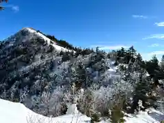 山家神社奥宮の景色