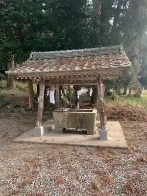 七社神明神社の手水舎