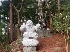 古井の天狗山の像