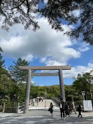 伊勢神宮内宮（皇大神宮）の鳥居