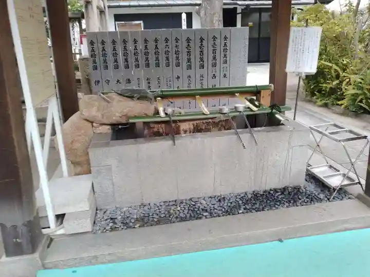 素盞嗚神社の手水舎