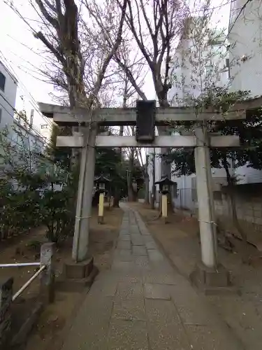 荻窪白山神社の鳥居
