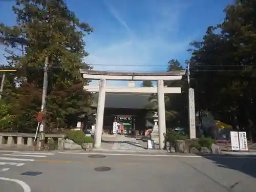 甲斐國一宮 浅間神社の鳥居