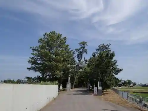 紀倍神社の周辺