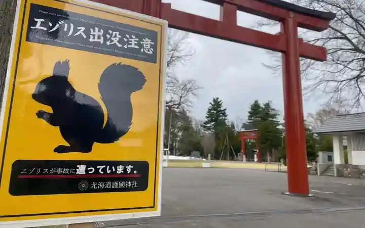 北海道護國神社の動物