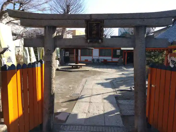 大歳社(住吉大社末社)の鳥居