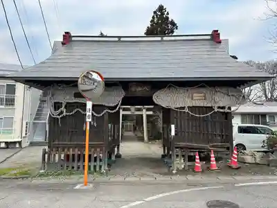 一箕山八幡神社の山門・神門