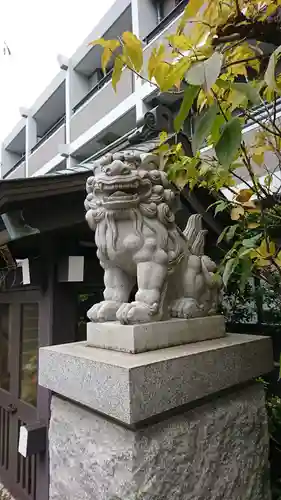神楽坂若宮八幡神社の狛犬