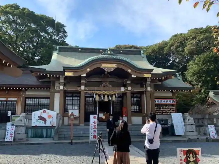 到津八幡神社の本殿・本堂