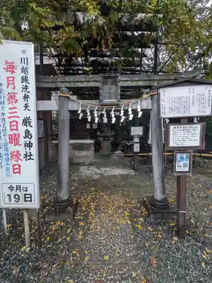 川越熊野神社の鳥居