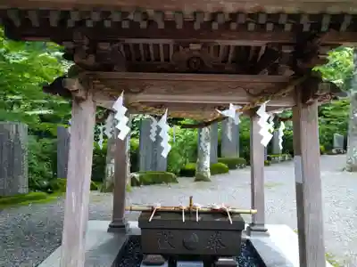 古峯神社の手水舎