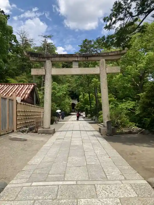 白旗神社の鳥居