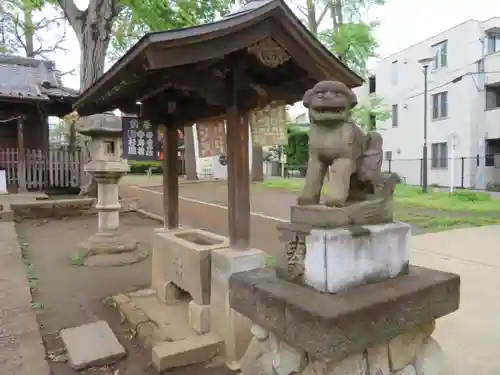 打越天神北野神社の狛犬