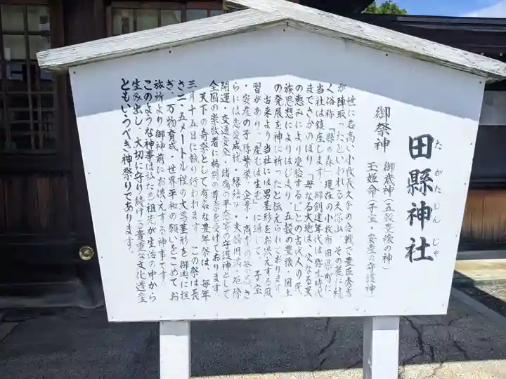 田縣神社の歴史