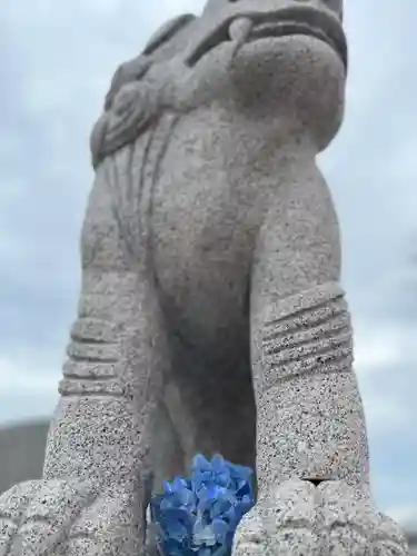 新川皇大神社の狛犬