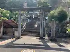 阿治古神社の鳥居