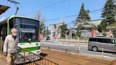 尾久八幡神社の周辺