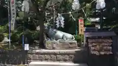 里之宮 湯殿山神社の狛犬