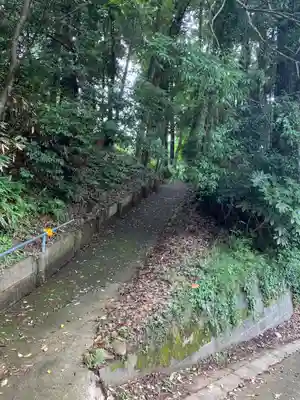 神社(名称不明)の周辺
