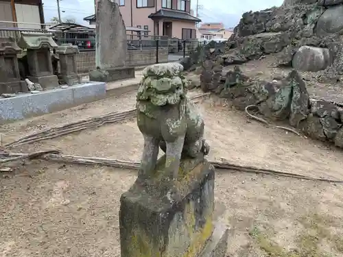 五井若宮八幡神社の狛犬