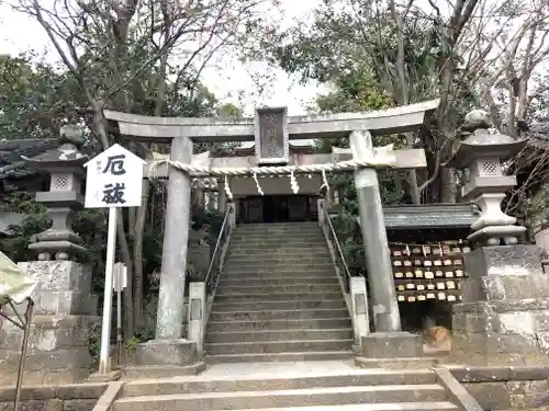 篠崎浅間神社の鳥居