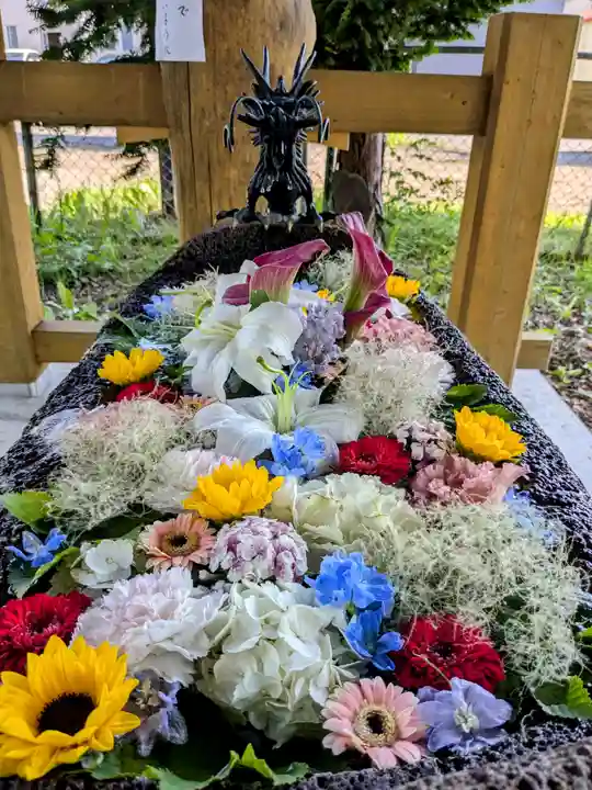 帯広三吉神社の手水舎