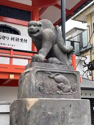 善國寺の狛犬