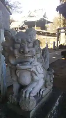 下総野田愛宕神社の狛犬