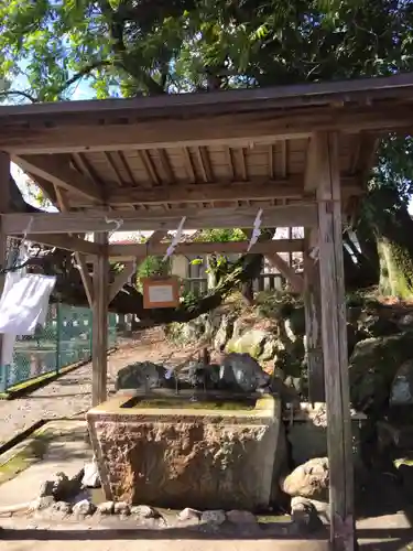 天鷹神社の手水