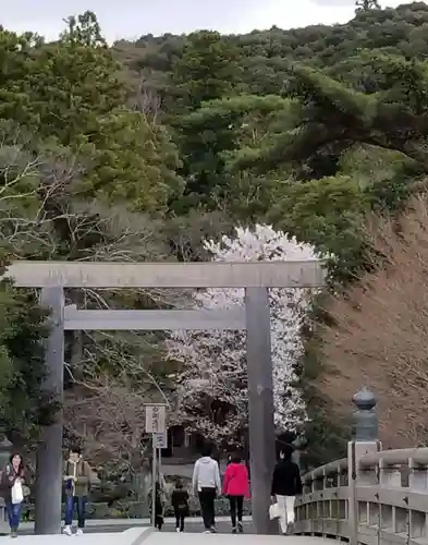 伊勢神宮内宮（皇大神宮）の鳥居