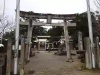 八幡社の鳥居