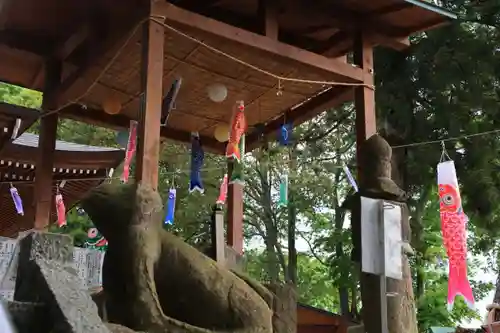 阿久津「田村神社」（郡山市阿久津町）旧社名：伊豆箱根三嶋三社の手水舎