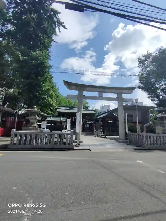 下谷神社の鳥居