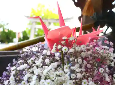 三津厳島神社の手水舎