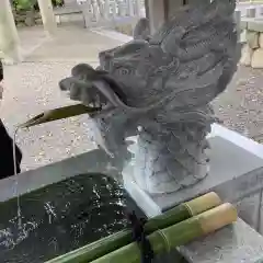 片山八幡神社の手水