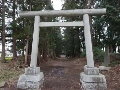 阿波山上神社の鳥居