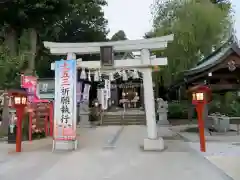 川越八幡宮の鳥居