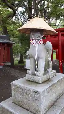 殺生石稲荷神社の狛犬