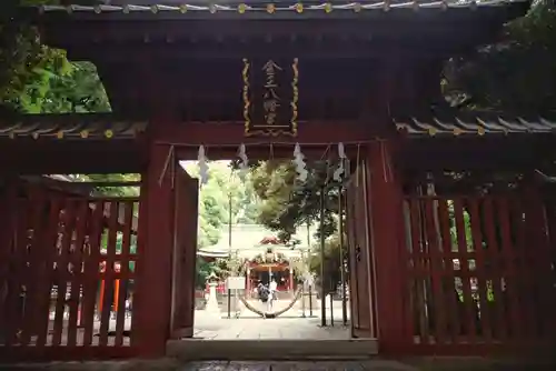 金王八幡宮の山門・神門