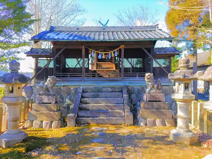 室原神社(萩原町串作)の本殿・本堂