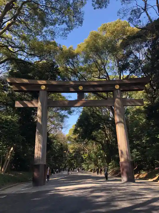 明治神宮の鳥居