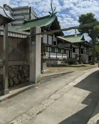 長柄八幡宮の本殿・本堂