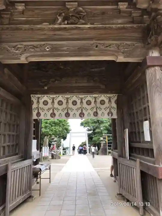 大洗磯前神社の山門・神門