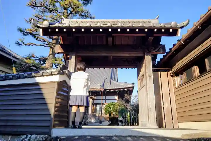 蓮成寺(池端蓮成寺)の山門・神門