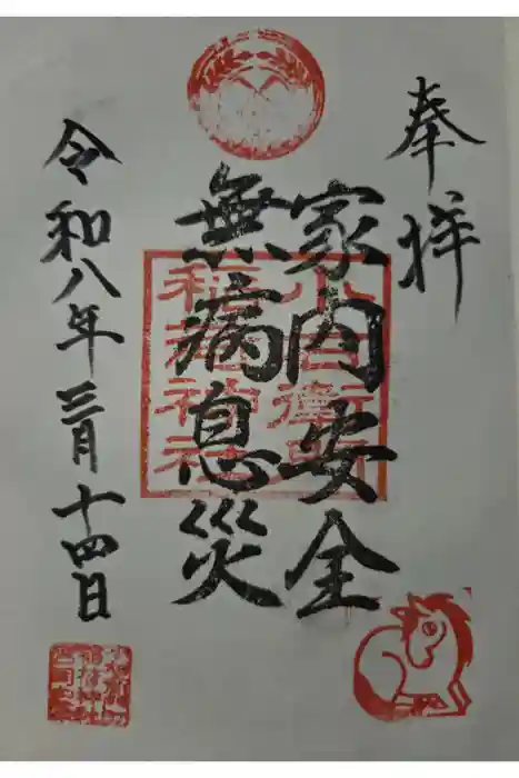 小右衛門稲荷神社の御朱印