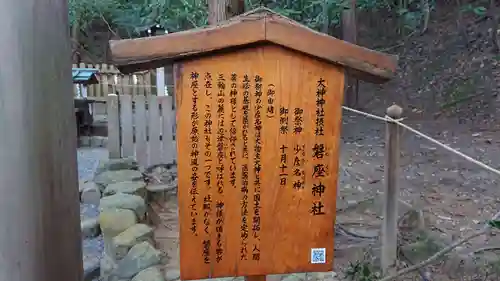 磐座神社（大神神社摂社）の歴史