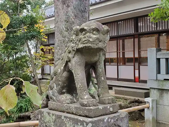 白幡天神社の狛犬